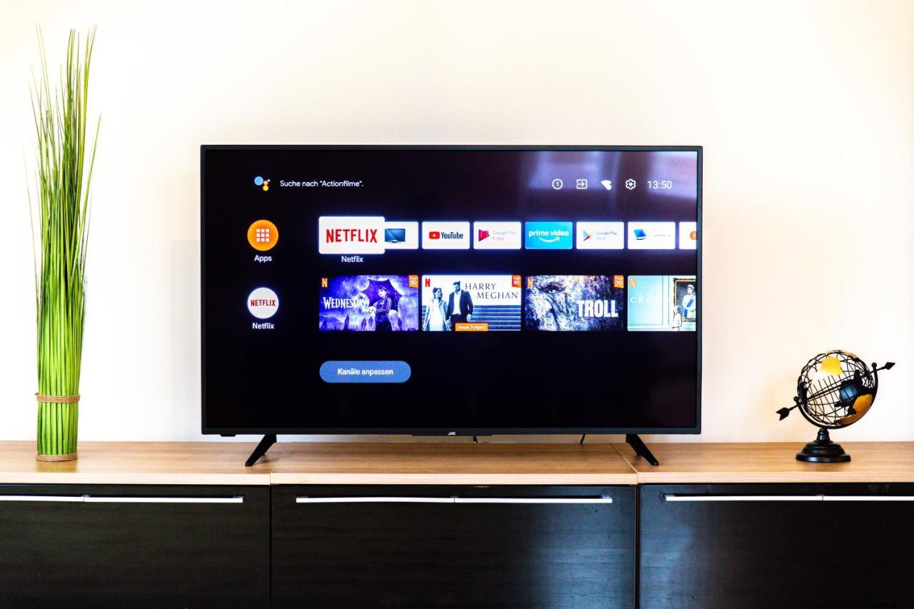 Moderne Dachgeschosswohnung - Parkplatz - Netflix Coburg Exterior photo